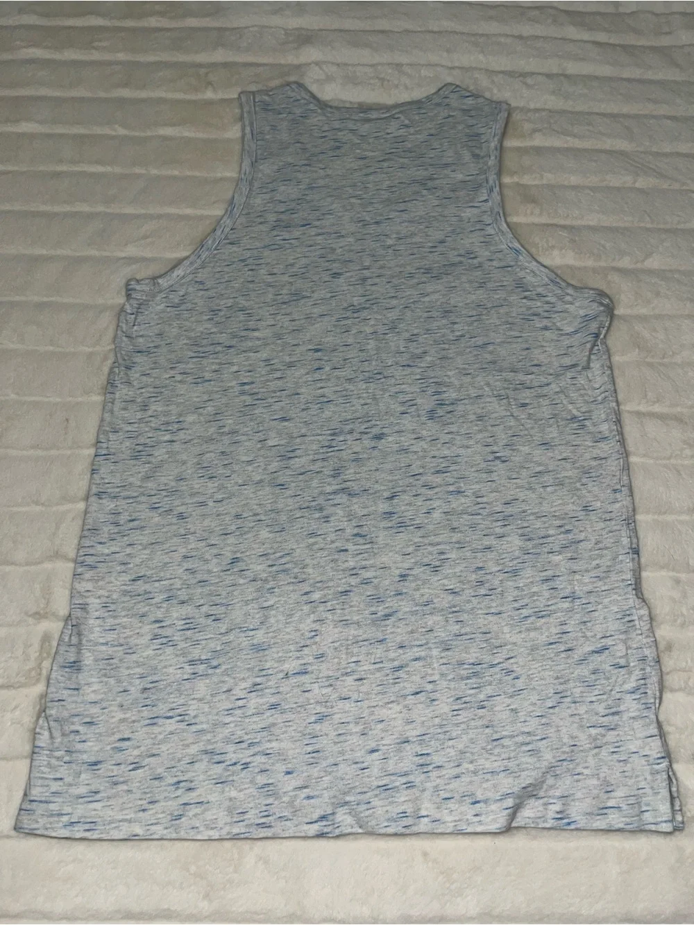 Jordan Men’s Tank Top Light Grey & Blue Size Large